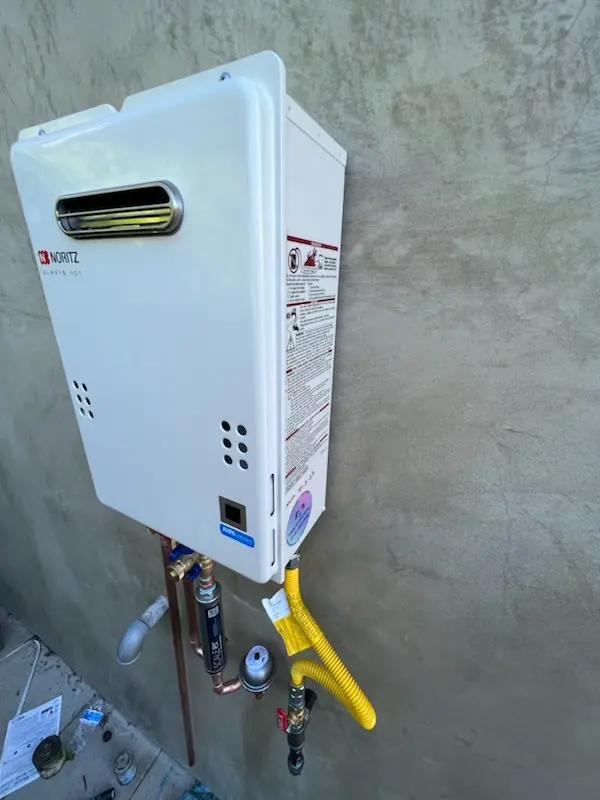 Tankless water heater installation for Port Cherry Gardens Farm homes